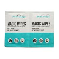 Lens wipes pre-moistened magic wipes