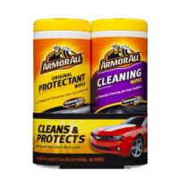 Multi-purpose antibacterial car cleaner automotive wipes